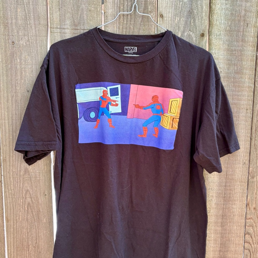 Pointing Spiderman Meme Tshirt